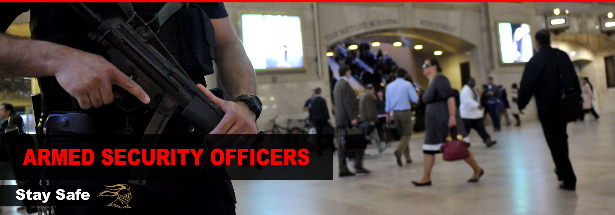 Security personnel providing our clients with the highest level of security